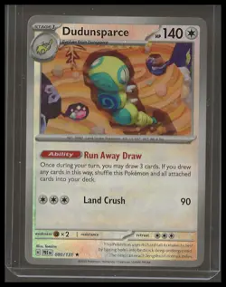 Pokemon TCG Dudunsparce (Master Ball Pattern) 080/131 Prismatic Evolutions NM/M - Image 1
