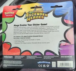 Pokemon TCG Charmander Tech Sticker Collection Ascended Heroes 3 Pack Blister - Image 2