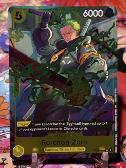 RORONOA ZORO - One Piece OP07-113 - PROMO - One Piece Day Dallas 2025 - Image 1