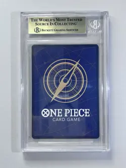 2025 ONE PIECE OP07-113 RORONOA ZORO ONE PIECE DAY DALLAS PROMOBeckett 9.5 - Image 2