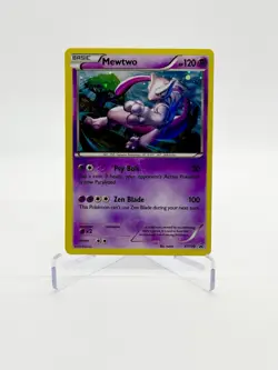 2015 Pokemon MEWTWO English XY Promos Black Star Holo XBSP XY100 - Image 1
