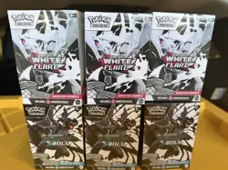 Pokemon TCG Black Bolt x3 and White Flare x3 Booster Bundle Lot of 6 Sealed NEW - Image 1