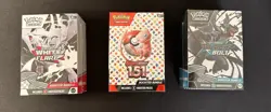 Pokemon TCG Booster Bundle LOT OF 3- 151, Black Bolt, White Flare SEALED ENGLISH - Image 1