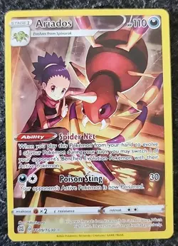 Ariados TG09/TG30 SWSH09: Brilliant Stars Trainer Gallery - Pokemon Card - NM - Image 1