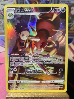 Ariados TG09/TG30 SWSH09: Brilliant Stars Trainer Gallery - Pokemon Card - NM - Image 1