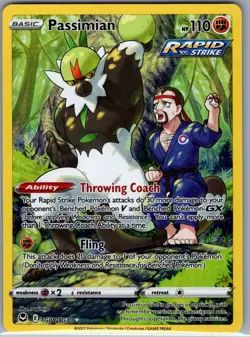 Passimian TG08/TG30 SWSH12: Silver Tempest Trainer Gallery - Pokemon Card - NM - Image 1