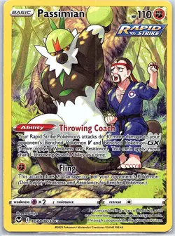 Passimian TG08/TG30 SWSH12: Silver Tempest Trainer Gallery - Pokemon Card - NM - Image 1