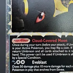 Umbreon Prime 86/90 Undaunted HGSS Holo Pokemon TCG 2010 Vintage NM Eevee - Image 2