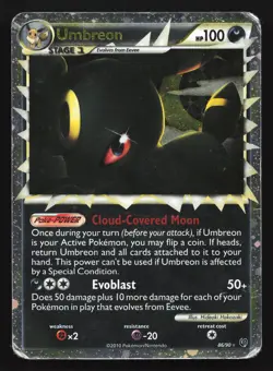 Umbreon (Prime) 86/90 Undaunted Ultra Rare Pokemon Card - Image 1