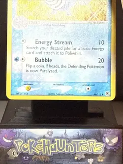 Pokemon Card Poliwhirl 46/112 EX Firered & Leafgreen Holo Played - Image 3