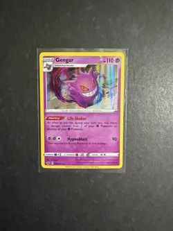 Gengar 085/202 Holo Rare Pokemon Card Sword Shield Base Set PTCG NM - Image 1