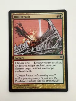 Hull Breach MTG Magic the Gathering Card NM Near Mint Commander - Image 1