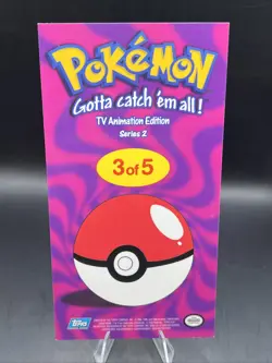 TEAM ROCKET 3 OF Pokemon Card Topps TV Animation Tin Topper 2000 Jumbo OVERSIZED - Image 2