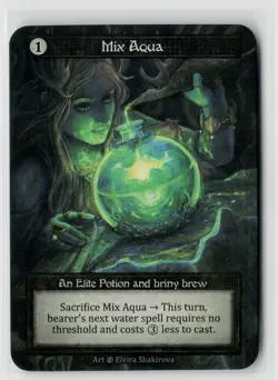 Sorcery Contested Realm Beta Mix Aqua x1 NM Elite - Image 1