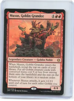 Muxus, Goblin Grandee 2020 Magic: The Gathering Jumpstart - Image 1