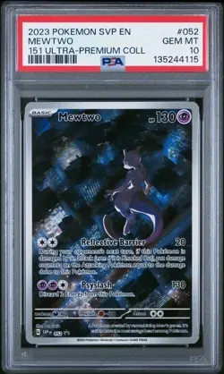 Pokemon Mewtwo SVP/052 Promo English PSA 10 - Image 1