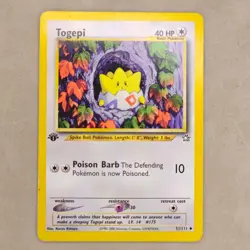 Pokemon Togepi -Neo Genesis- 51/111 First 1st Edition TCG LP Lightly Played - Image 1