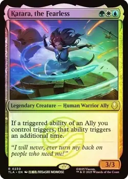 FOIL - MTG - Katara, the Fearless #230 - Avatar: The Last Airbender - Image 1