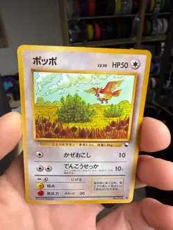 1998 POKEMON JPN VENDING SERIES 1 PIDGEY-GLOSS UNGRADED LP - Image 3