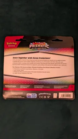 Pokemon TCG Prismatic Evolutions Tech Sticker Collection Leafeon New and Sealed - Image 2