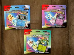 🔥Lot of 3 Pokemon TCG Prismatic Evolutions Tech Sticker Collection New Sealed🔥 - Image 1
