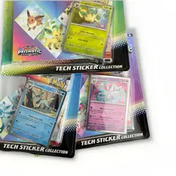*NEW* Pokemon TCG Prismatic Evolutions Tech Sticker Collection Set of 3 (SEALED) - Image 2