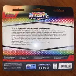 Pokemon TCG PRISMATIC EVOLUTIONS Tech Sticker Collection Leafeon - NEW, SEALED - Image 2