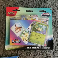 🔥Lot of 3 Pokemon TCG Prismatic Evolutions Tech Sticker Collection New Sealed🔥 - Image 3