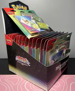 Pokemon TCG Prismatic Evolutions Tech Sticker Collection Set- Lot Of 15 Sealed - Image 2