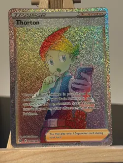 Thorton 210/196 Secret Rainbow Rare SWSH11 Pokemon Lost Origin TCG Card NM - Image 1