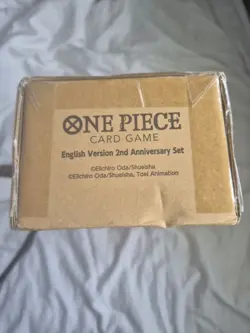 One Piece TCG 2nd Japanese Anniversary Set English Version, Sealed - Image 2
