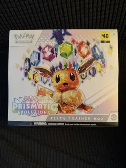 New and Sealed Set Of 3 Pokemon Prismatic Evolutions ETB Dollar General Edition - Image 2