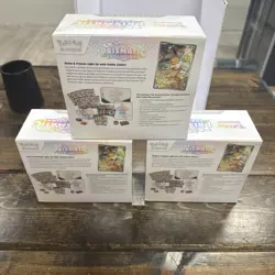 New and Sealed Set Of 3 Pokemon Prismatic Evolutions ETB Dollar General Edition - Image 2