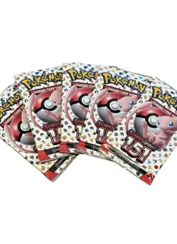 Pokemon 151 TCG Scarlet & Violet Pokemon 151 Booster Packs x5 PACK Bundle - Image 1