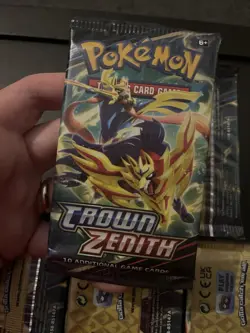 Pokemon TCG Crown Zenith Sealed Booster Packs X5 Bundle New - Image 3