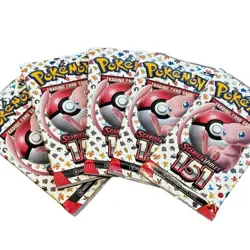 Pokemon 151 TCG Scarlet & Violet Pokemon 151 Booster Packs x5 PACK Bundle - Image 1