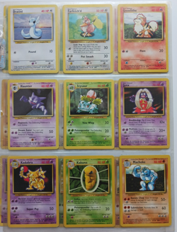 Pokemon Complete WOTC Base Set Non Holo Rare Uncommon Common Cards Vintage LP - Image 2