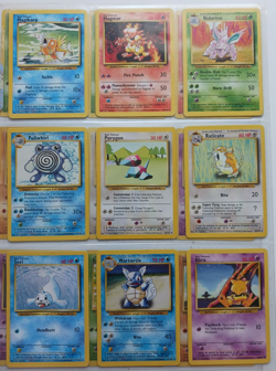 Pokemon Complete WOTC Base Set Non Holo Rare Uncommon Common Cards Vintage LP - Image 3