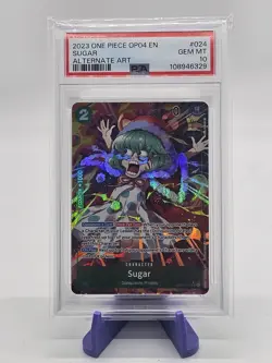 2023 PSA 10 One Piece Kingdoms of Intrigue Sugar Alternate Art OP04-024 Card - Image 1