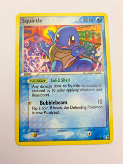 Pokemon Card - Squirtle 64/100 EX Crystal Guardians *MP* Common - Image 1