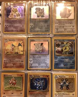 Vintage Pokemon Mystery TCG Lots - 10 WOTC era cards - 1st Edition - Image 1