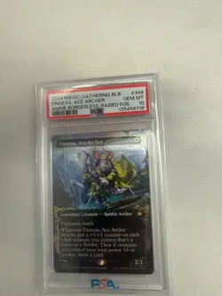 Finneas, Ace Archer (Borderless) (Raised Foil) Bloomburrow Foil - Image 1