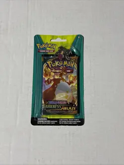 Pokemon TCG Sword and Shield Darkness Ablaze Booster Set with Pin Box A NEW 820650801884 - Image 1