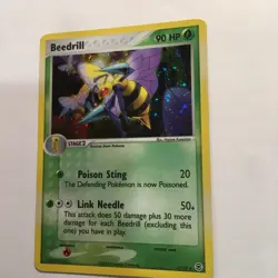 Pokemon Beedrill 1/112 Fire Red Leaf Green Holo Rare NM - Image 2