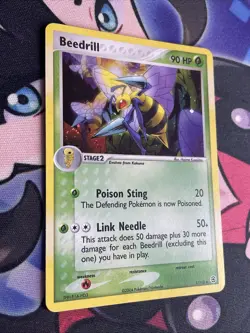 Pokemon Beedrill 1/112 Fire Red Leaf Green Holo Rare NM-MT See Pictures - Image 3