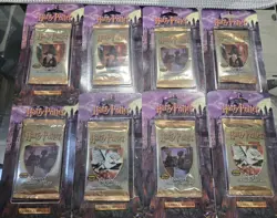 8 Harry Potter Wizards Of The Coast Base Set Blister Packs (READ DESCRIPTION) - Image 1