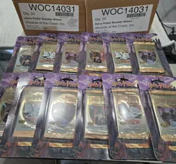 8 Harry Potter Wizards Of The Coast Base Set Blister Packs (READ DESCRIPTION) - Image 2