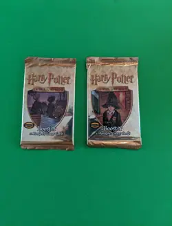 2001 Harry Potter TCG Card Game Base Set Booster Pack WOTC 2 New Sealed packs - Image 1