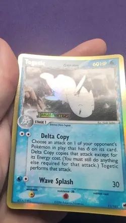 Pokemon TCG Togetic (Delta Species) 11/101 Dragon Frontiers Reverse Holo NM/LP - Image 2