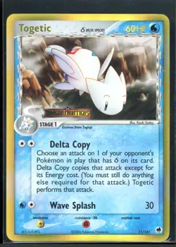 Togetic 11/101 Reverse Holo Rare Holo Dragon Frontiers Pokemon NM - Image 2